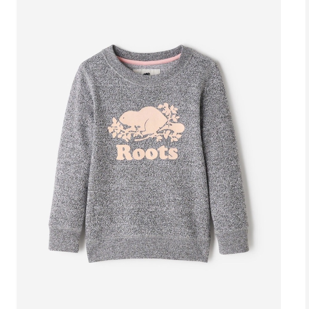 Roots Kids Gray and Pink Sweat Set 3T